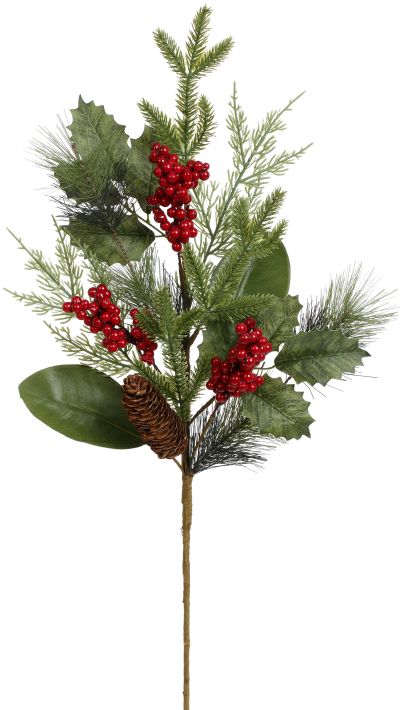 Pine and Berry Spray - 31 Inches