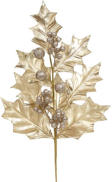 Grand Holly Spray - 28 Inches