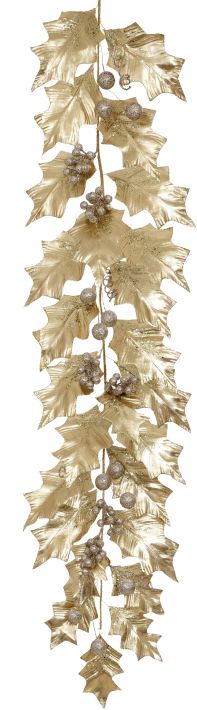 Grand Holly Garland - 5 Feet