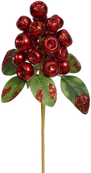 Pod Berry Cluster Pick - 12 Inches