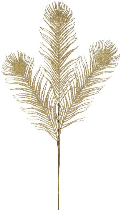 Peacock Feather Spray -  34 Inches