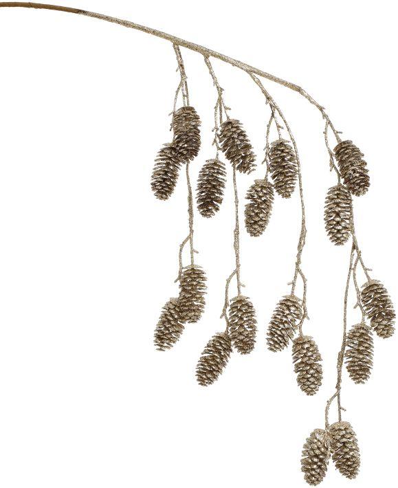 Hanging Glitter Cone Spray -  44 Inches