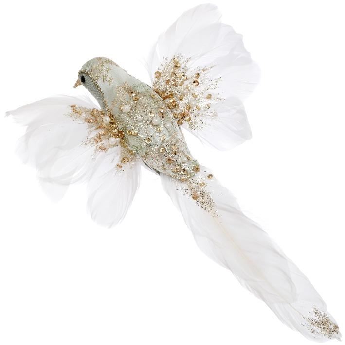 Elegant Feathered Bird -12 Inches