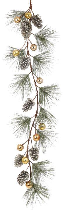 Pinecone Ball Garland - 60 Inches