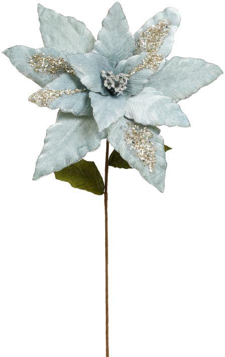Icy Poinsettia Stem - 28''