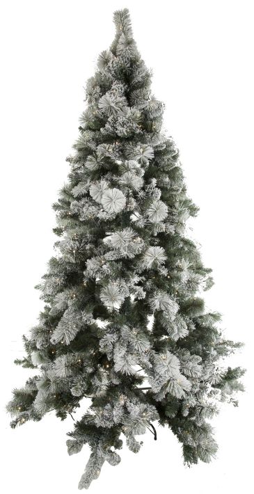 Snow Spruce Pine Christmas Tree - 7 Inches