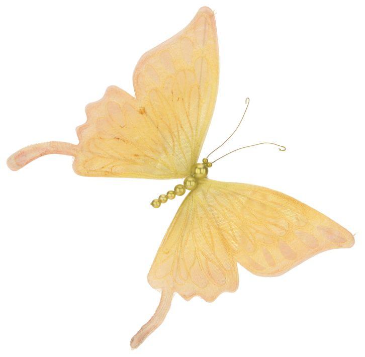 Fancy Butterfly on Clip - 10 x 2.5 Inches