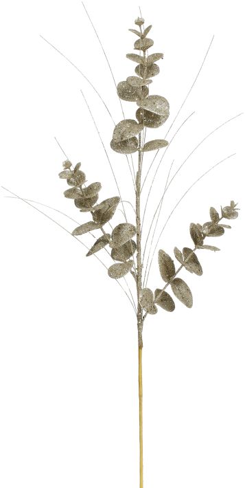 Glittered Eucaluptus Spray - 27.5 Inches