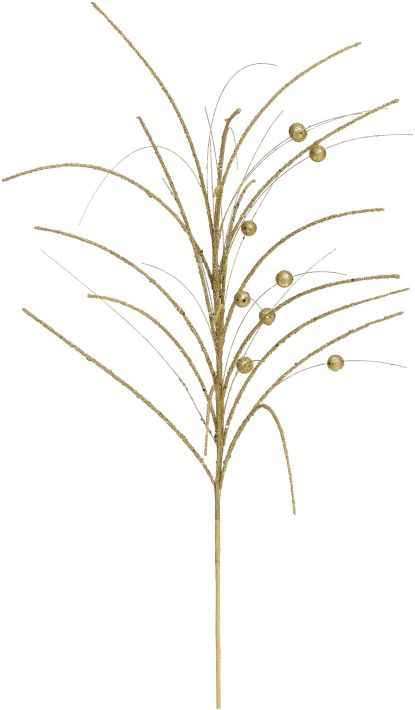 Glittered Gold Berry Spray - 29.5 Inches