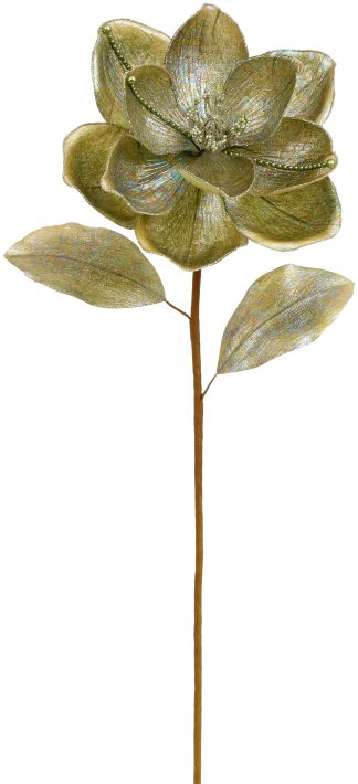 Glitter Magnolia Stem -29 Inhces