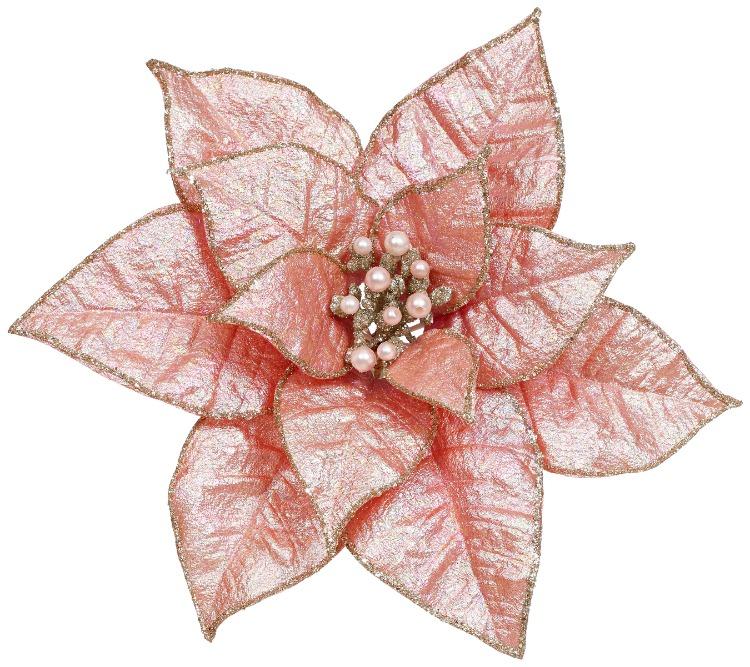 Holiday Shimmer Poinsettia – 4 Inches