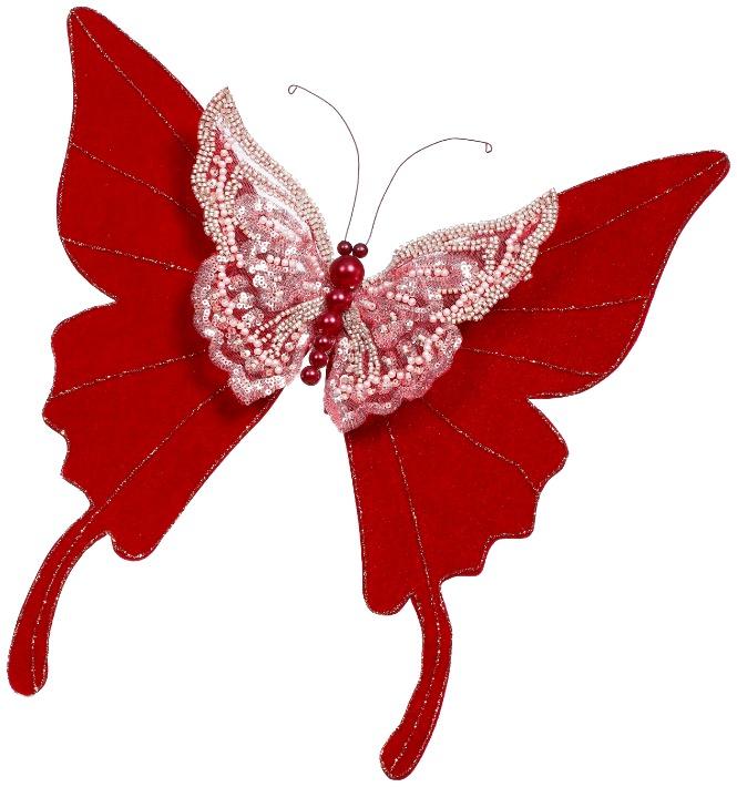 Sparkling Butterfly Clip – 13 x 3.5 Inches
