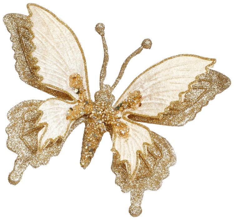 Glitter Fantasy Butterfly Clip – 7 x 3 Inches