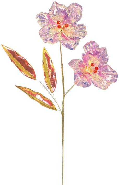 Elegant Orchid Butterfly Pick - 23.5 Inches