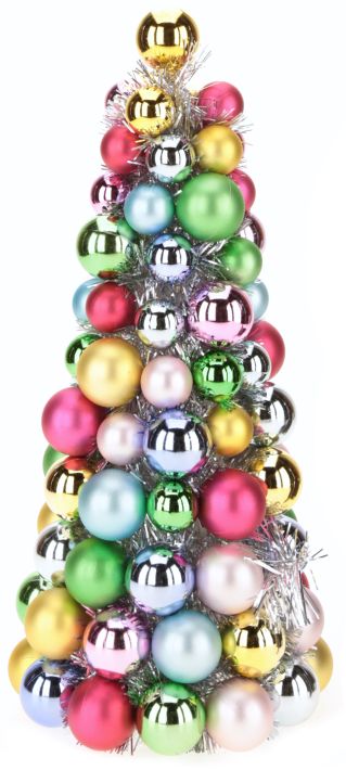 Christmas Balls Tree - 15.5 Inches