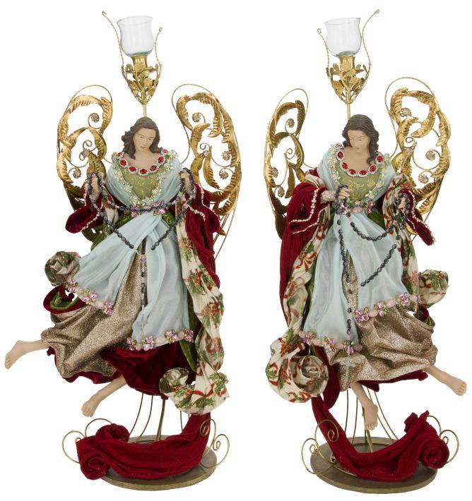 Angel of Venice Votiveholder, Assortment of 2 - 32 Inches