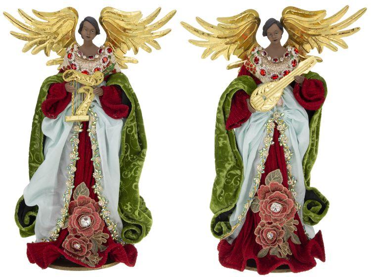 Af-American Musical Angels of Goodwill, Assortment of 2 - 17 Inches