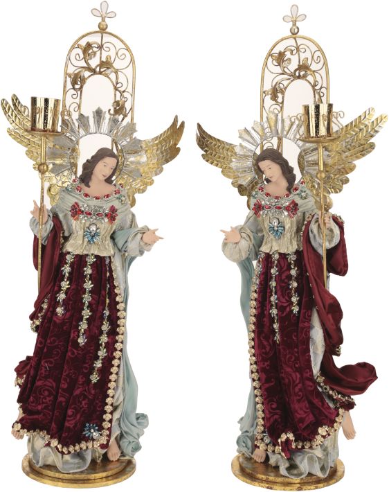 Grand Angel with Creche, Assortment of 2 - 37 Inches