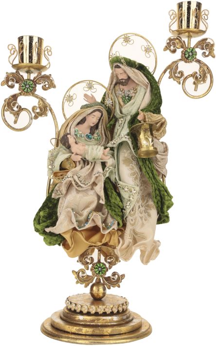 Holy Family on Pedestal  -26.5 Inches