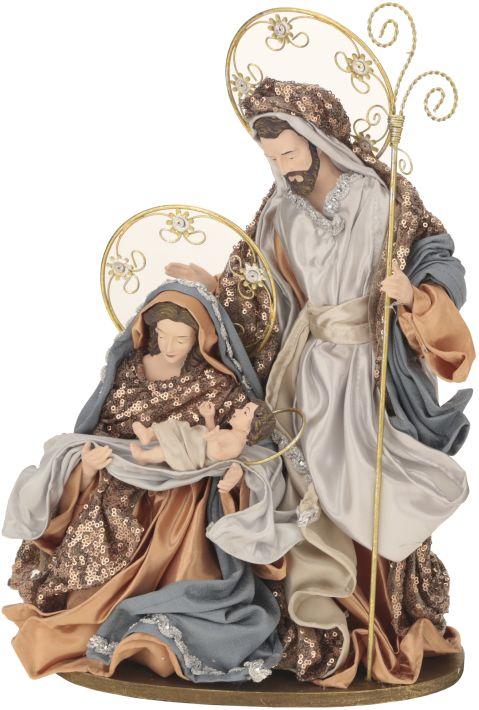 Sequined Holy Family - 16 Inches
