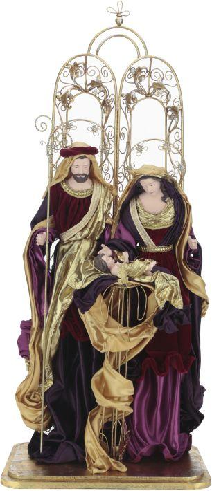 Holy Family with Creche - 39.5 Inches