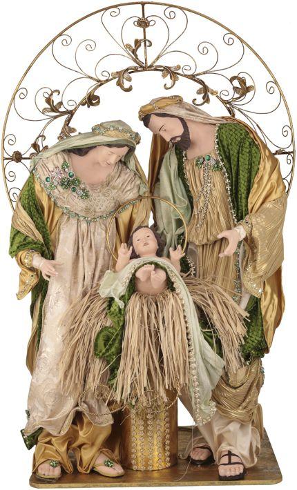 Grand Holy Family with Creche - 53 Inches