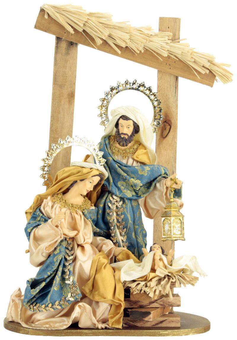 Holy Family on Stable - 19 Inches