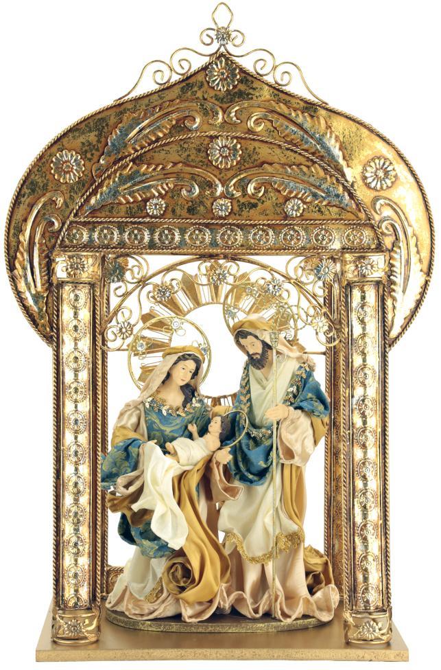 Elegant Holy Family on Gazebo - 26.5 Inches