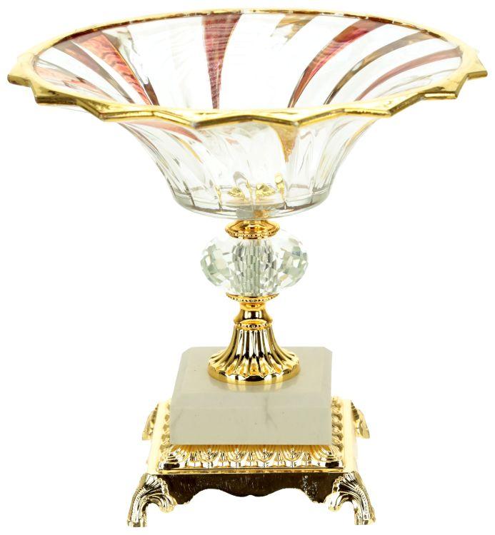 Footed Pedestal Bowl, Medium - 10 x 11 Inches