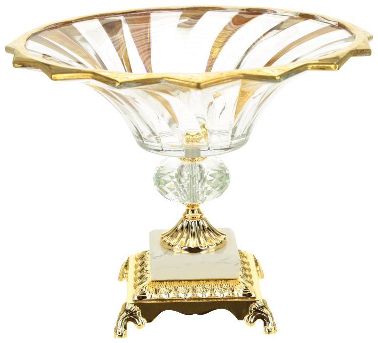 Footed Pedestal Bowl, Large - 14 x 12 Inches