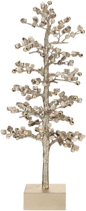 Beaded Deco Tree - 13.5 Inches