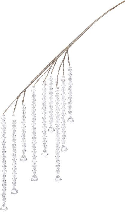 Hanging Clear Beads Spray - 25 Inches