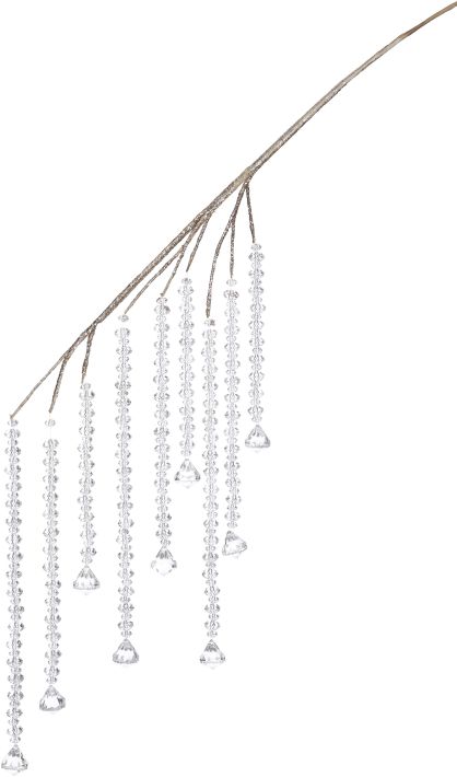 Hanging Clear Beads Spray - 25 Inches - Official Mark Roberts Wholesale Site