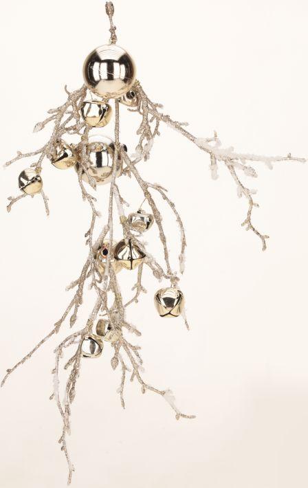 Twig Jingle Bells Spray - 13.5 Inches