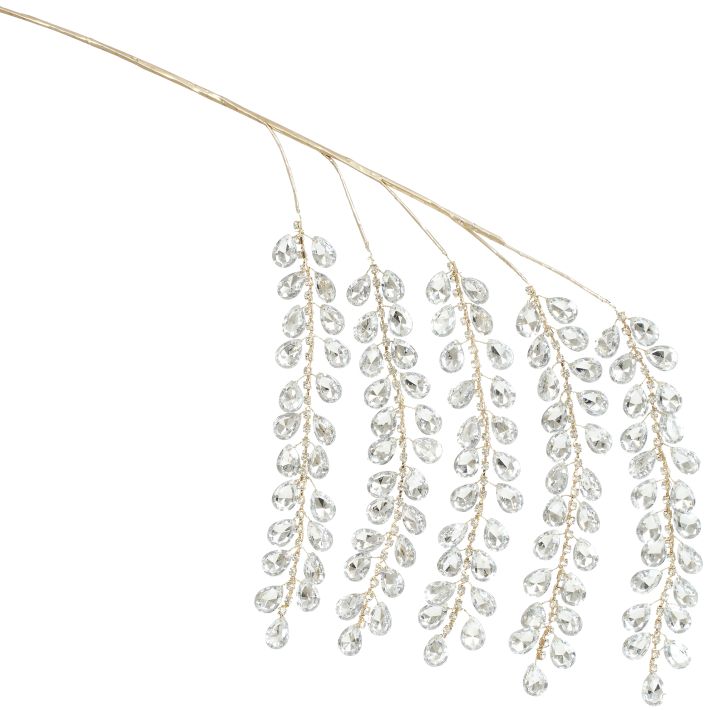 Golden Crystal Berry Spray - 24 Inches