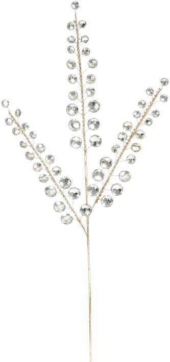 Crystal Fern Spray - 34 Inches