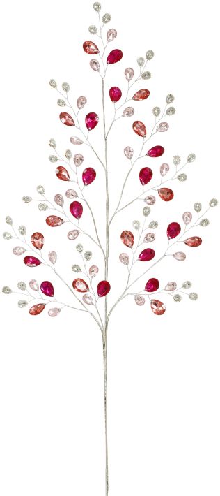 Ruby Teardrop Spray - 32 Inches
