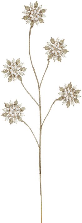 Pearl Sunflower Spray -30 Inches