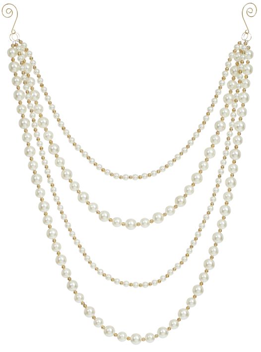 Hanging Pearl Swag - 26 Inches