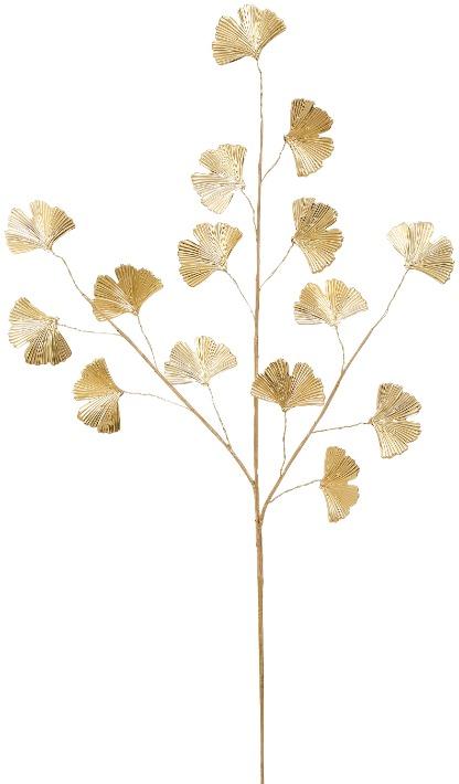 Sculpted Ginkgo Leaf Spray - 32 Inches