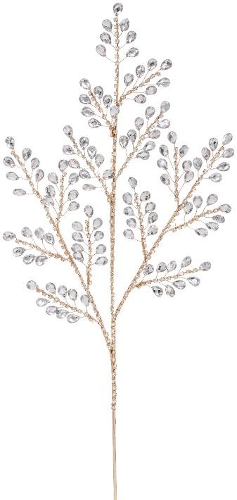 Sparkling Jewel Leaf Spray - 28 Inches