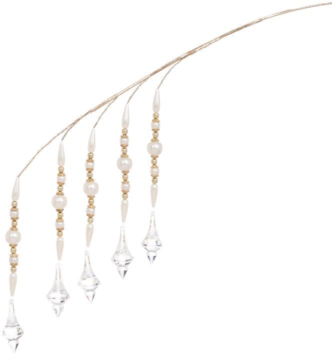 Glisten Bead Orb Spray - 23.5 Inches