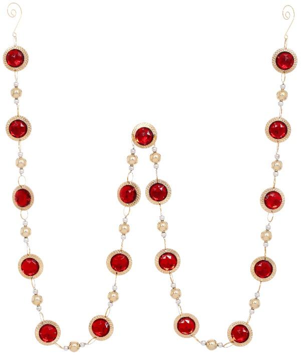 Jeweled Bead Garland - 5 Feet