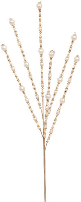 Elegant Pearl Stem Spray - 30.5 Inches