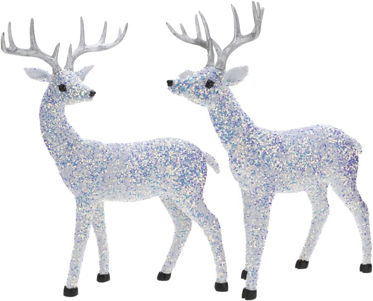 Sparkling Deer, Assortment of 2 -33-36 Inches