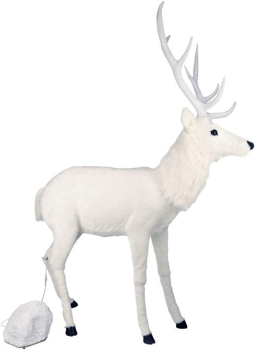 Mechanical Standing Deer - 61 x 77 Inches