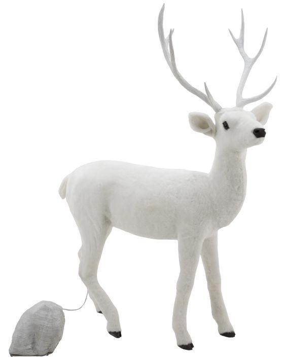 Mechanical Snow Deer, Medium - 45 x 66 Inches
