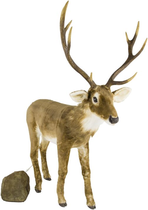 Mechanical Standing Deer, Medium - 45 x 66 Inches