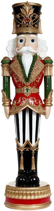Lighted and Musical Holiday Nutcracker, Large - 5 Feet