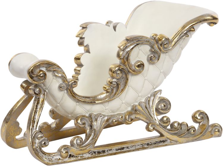 Gilded Sleigh - 19x11 Inches